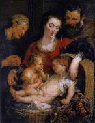 Peter Paul Rubens The Holy Family with St Elizabeth Spain oil painting artist